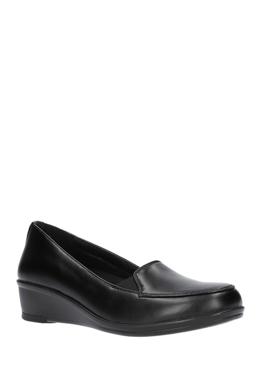 Incaltaminte femei easy street velma wedge loafer - multiple widths available black
