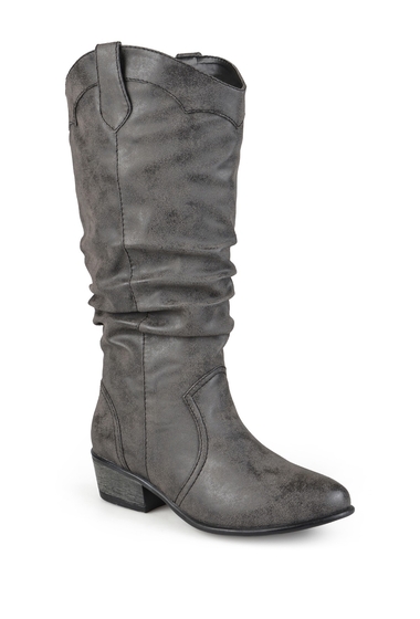 Incaltaminte femei journee collection drover wide calf boot black