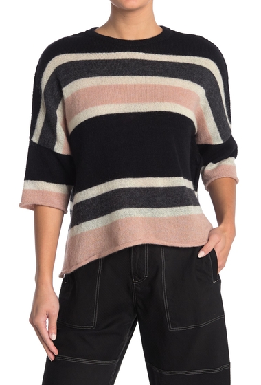 Imbracaminte femei billy reid striped boxy sweater charcoal