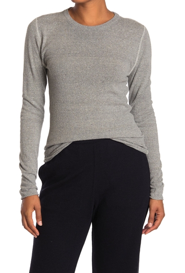 Imbracaminte femei billy reid contrast stitch crew sweater light grey