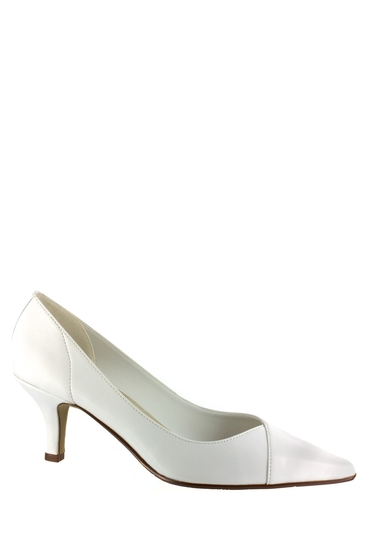 Incaltaminte femei easy street chiffon pointed toe pump - multiple widths available wht wslvr