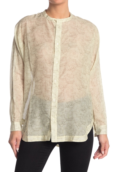 Imbracaminte femei billy reid flora cotton silk blend dolman shirt cream