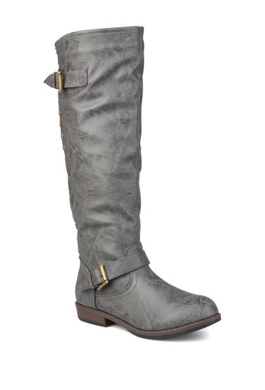 Incaltaminte femei journee collection spokane riding boot - wide calf dark grey
