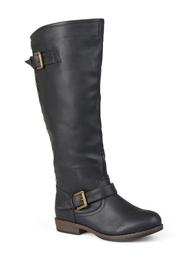 Incaltaminte femei journee collection spokane riding boot - wide calf black