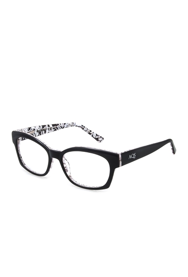 Ochelari femei aqs sunglasses 51mm mia acetate optical glasses black-white