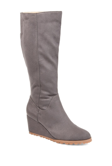 Incaltaminte femei journee collection parker extra wide calf boot grey