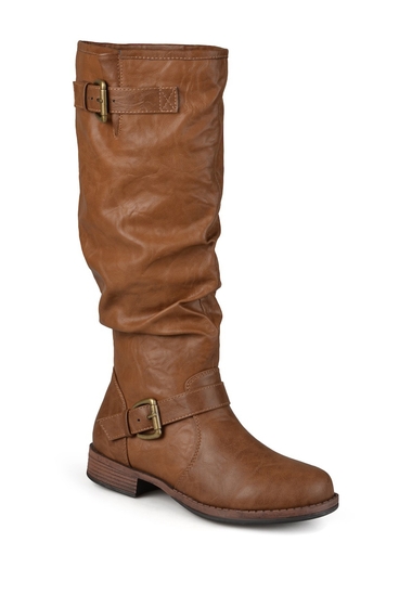 Incaltaminte femei journee collection stormy riding boot - extra wide calf tan