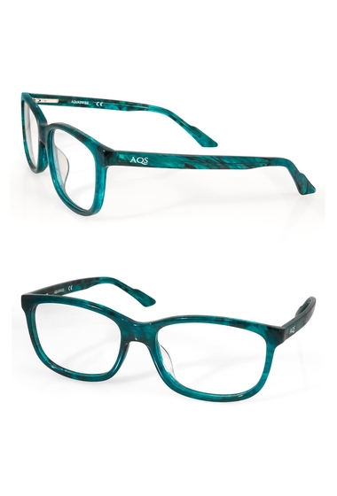 Ochelari femei aqs sunglasses collin 54mm rectangle optical frames turquoise-black