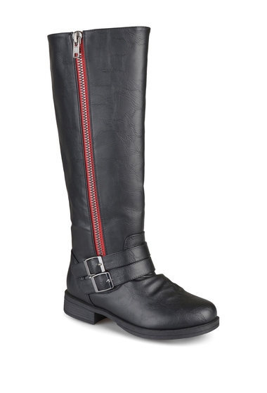 Incaltaminte femei journee collection lady boot blackred