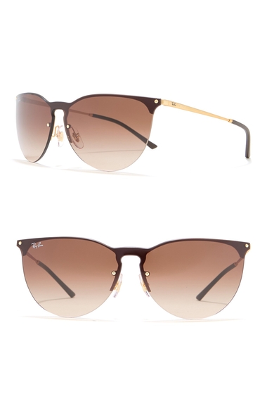 Ochelari femei ray-ban phantos 41mm clubmaster sunglasses gold