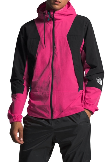 Imbracaminte barbati the north face peril wind hoodie jacket mr pink t