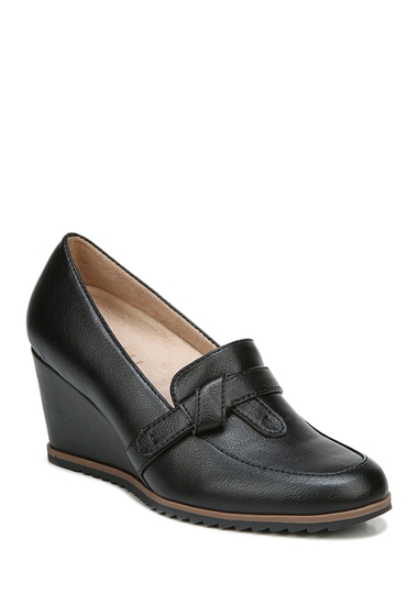 Incaltaminte femei soul naturalizer hila wedge loafer - wide width available black