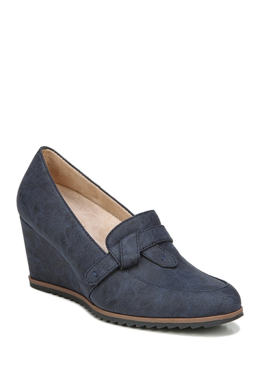 Incaltaminte femei soul naturalizer hila wedge loafer - wide width available navy