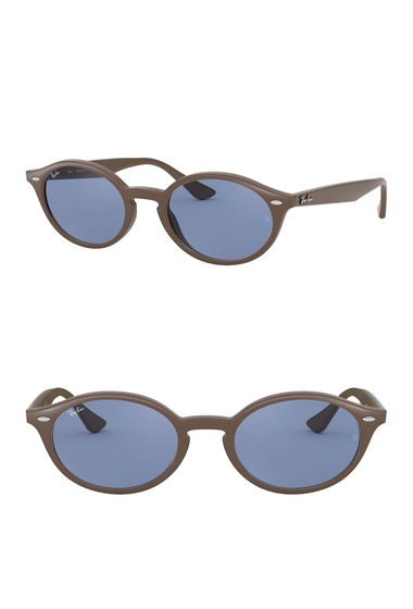 Ochelari barbati ray-ban 51mm oval sunglasses light blue