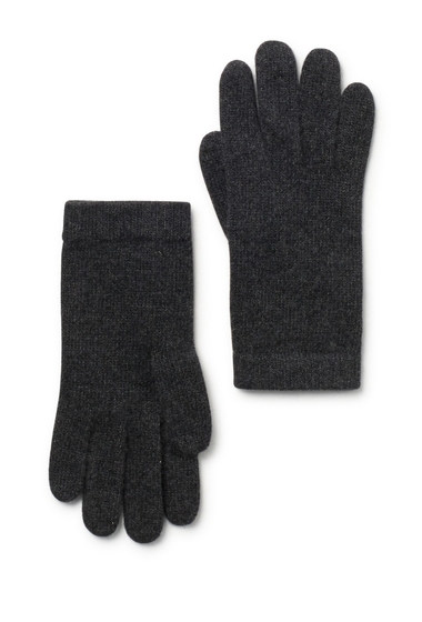 Accesorii femei portolano cashmere gloves h charcoal