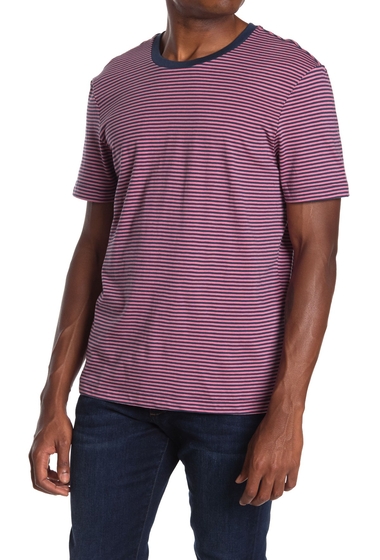 Imbracaminte barbati joe fresh striped crew neck t-shirt lt navy