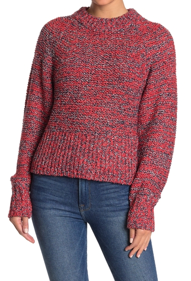 Imbracaminte femei currentelliott the moonshine sweater red crinkle yar