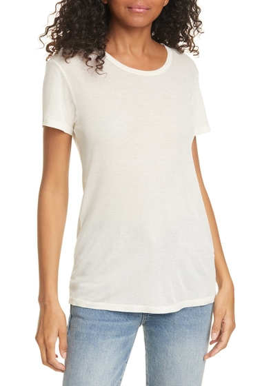 Imbracaminte femei nsf clothing renee rib t-shirt soft white