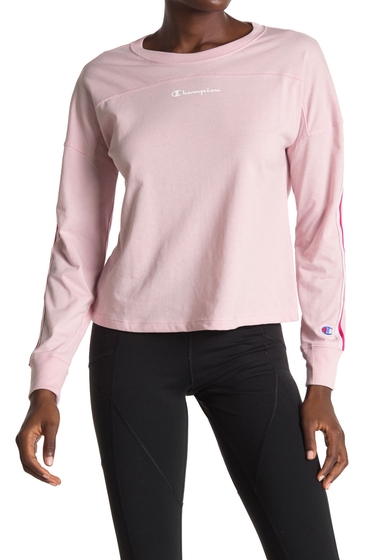 Imbracaminte femei champion campus long sleeve t-shirt hush pink