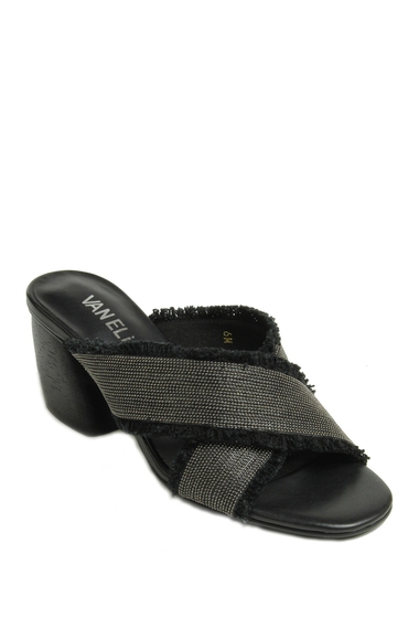 Incaltaminte femei vaneli levya chain crisscross sandal - multiple widths available black