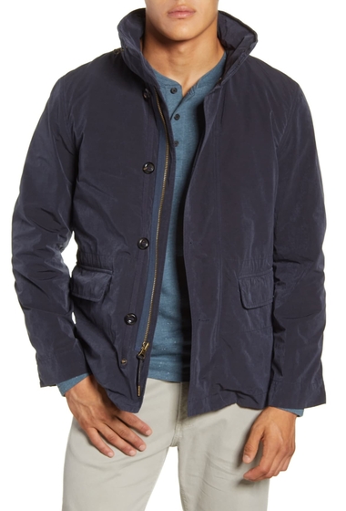Imbracaminte barbati billy reid quilted hooded field jacket navy