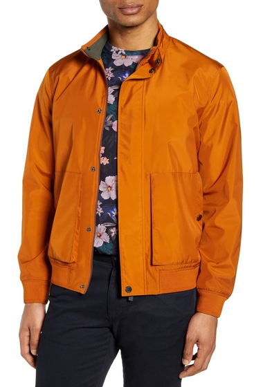 Imbracaminte barbati ted baker london patch pocket bomber jacket orange