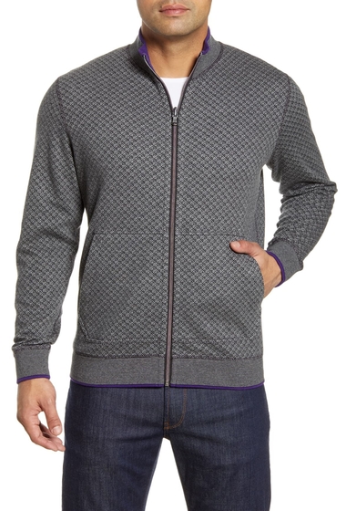 Imbracaminte barbati robert graham reversible double knit jacket grey