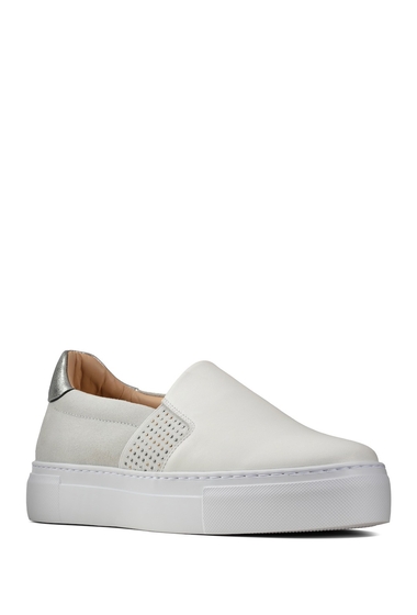 Incaltaminte femei clarks tansy step slip-on sneaker white