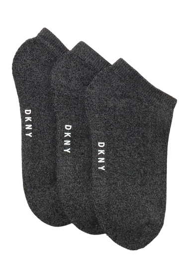 Imbracaminte femei dkny microfiber low cut socks - pack of 3 all black twist