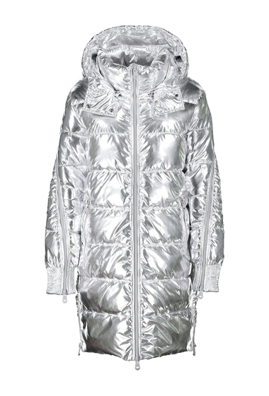 Imbracaminte femei noize sabina long puffer jacket silver metallic