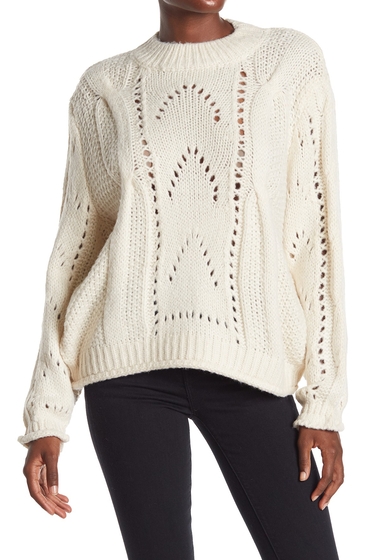 Imbracaminte femei hyfve long sleeve knit sweater cream