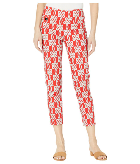 Imbracaminte femei lisette l montreal maritime print pull-on ankle pants with back slits red