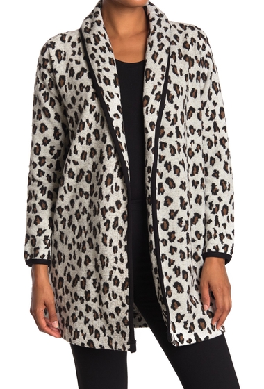 Imbracaminte femei magaschoni leopard print knit cardigan print