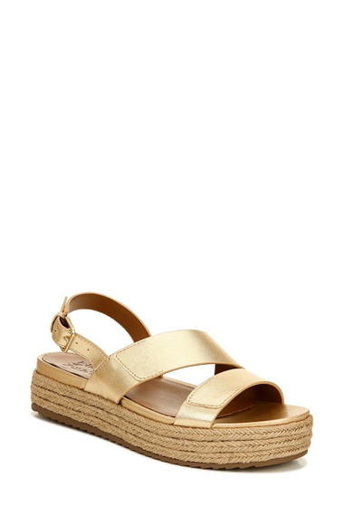 Incaltaminte femei naturalizer jasmin platform espadrille sandal dark gold