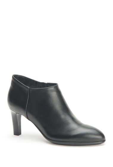 Incaltaminte femei aquatalia dona leather block heel bootie black