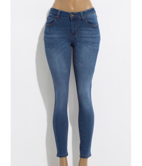 Imbracaminte femei cheapchic just the ticket mid-rise skinny jeans dkblue