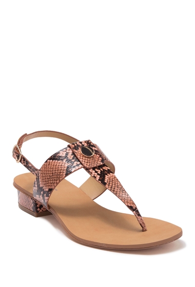 Incaltaminte femei 14th union angelika thong toe heeled sandal coral faux leather