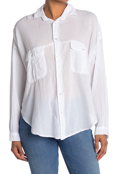 Imbracaminte femei nsf clothing marci safari button down shirt white