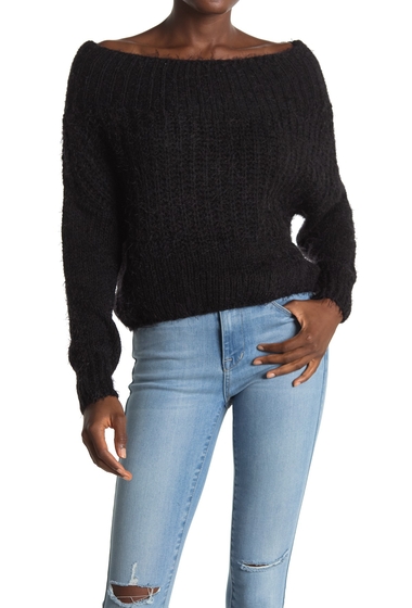 Imbracaminte femei hyfve off-the-shoulder sweater black