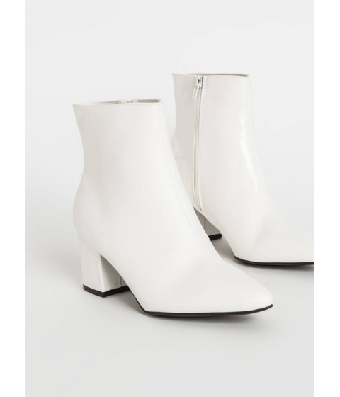 Cheap&chic Incaltaminte femei cheapchic 2 sides to the story mixed media booties whitewhite