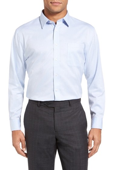 Imbracaminte barbati nordstrom men\'s shop smartcare trim fit dress shirt blue