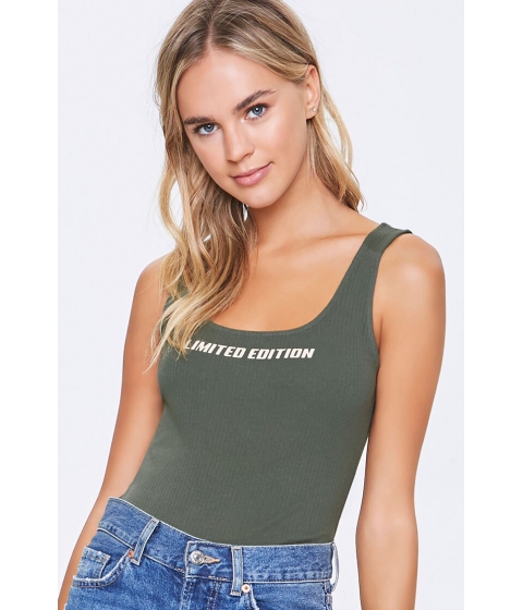 Imbracaminte femei forever21 ribbed limited edition bodysuit olivepink