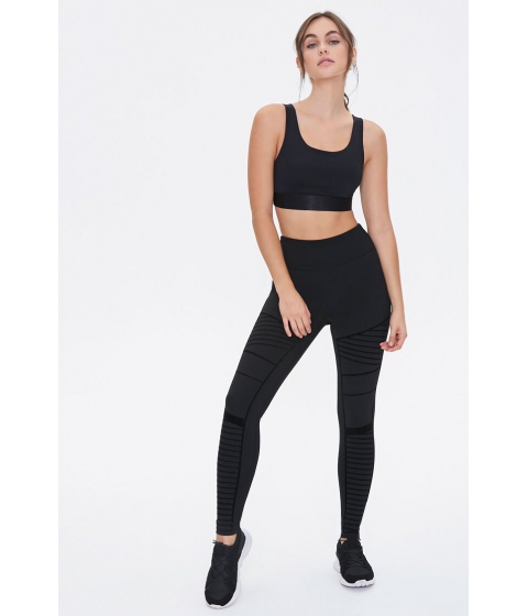 Imbracaminte femei forever21 active graphic leggings blackblack