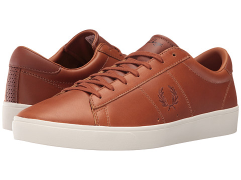 Incaltaminte barbati fred perry spencer waxed leather tan